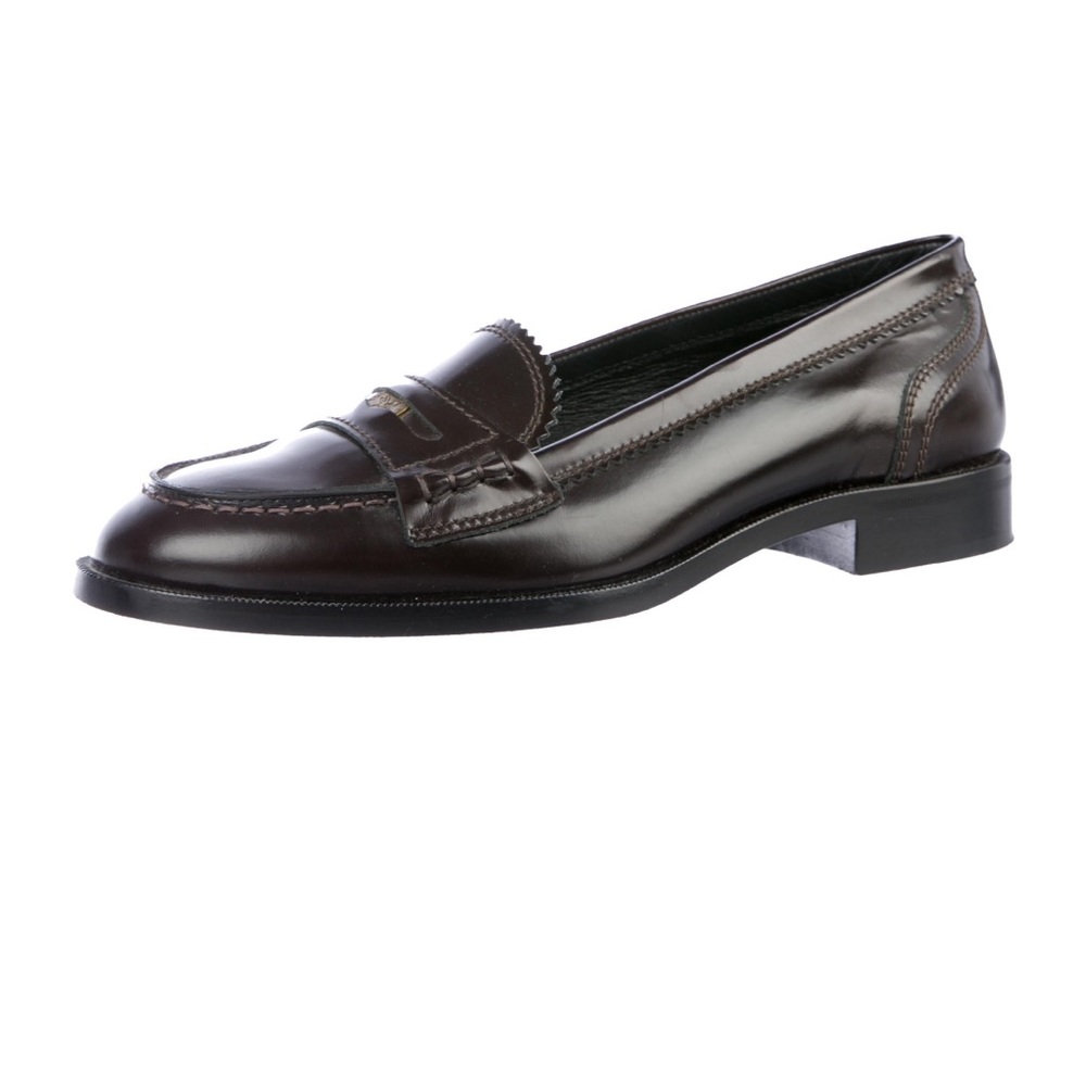 Bottega Veneta Brown Leather Penny Loafers